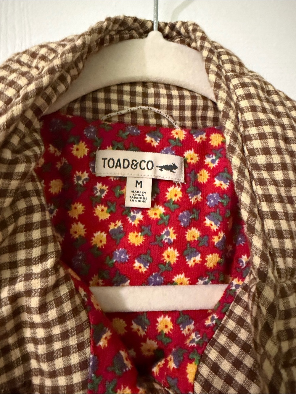 Toad&Co Manzana Quilted Jacket, Partridge Gingham, size M - Picture 2 of 6